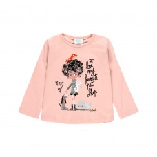 Boboli μπλούζα 245012-3771 ροζ